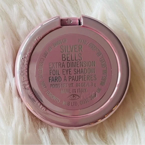 MAC Cosmetics Eyeshadow “Silver Bells” Frosted Fireworks Collection Silver NWB - Picture 9 of 11